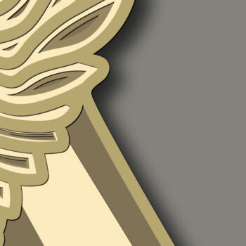 Intra απο ξύλο plywood 3mm-4mm πάχος - Eagle Multilayer /3D Patriotic Eagle Δίασταση 30x20 cm INTRAFABR-66199433 - Image 5