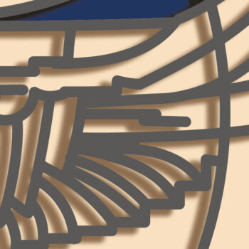 Intra απο ξύλο plywood 3mm-4mm πάχος - Eagle Multilayer /3D Patriotic Eagle Δίασταση 30x20 cm INTRAFABR-72888097 - Image 4