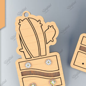 Intra απο ξύλο plywood 3mm-4mm πάχος - Κάρτα σκουλαρίκι . 3D Layared Card Laser Δίασταση 3x3 cm INTRAFABR-85478434