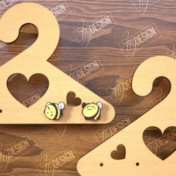 Intra απο ξύλο plywood 3mm-4mm πάχος - Δέσμη κοπής λέιζερ κάρτας οθόνης σκουλαρικιών Δίασταση 3x3 cm INTRAFABR-102525565 - Image 8