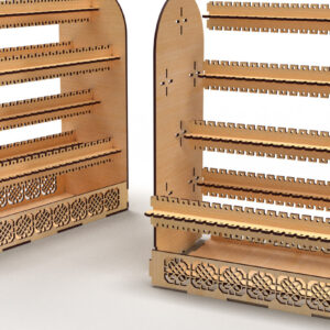 Intra απο ξύλο plywood 3mm-4mm πάχος - Στάση οθόνης σκουλαρικιών Βάση σκουλαρικιών Δίασταση 20x20 cm INTRAFABR-83376896