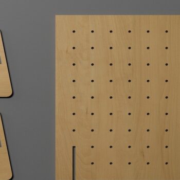 Intra απο ξύλο plywood 3mm-4mm πάχος - Βάση προβολής σκουλαρικιών / θήκη κοσμημάτων Δίασταση 30x20 cm INTRAFABR-44666682 - Image 3