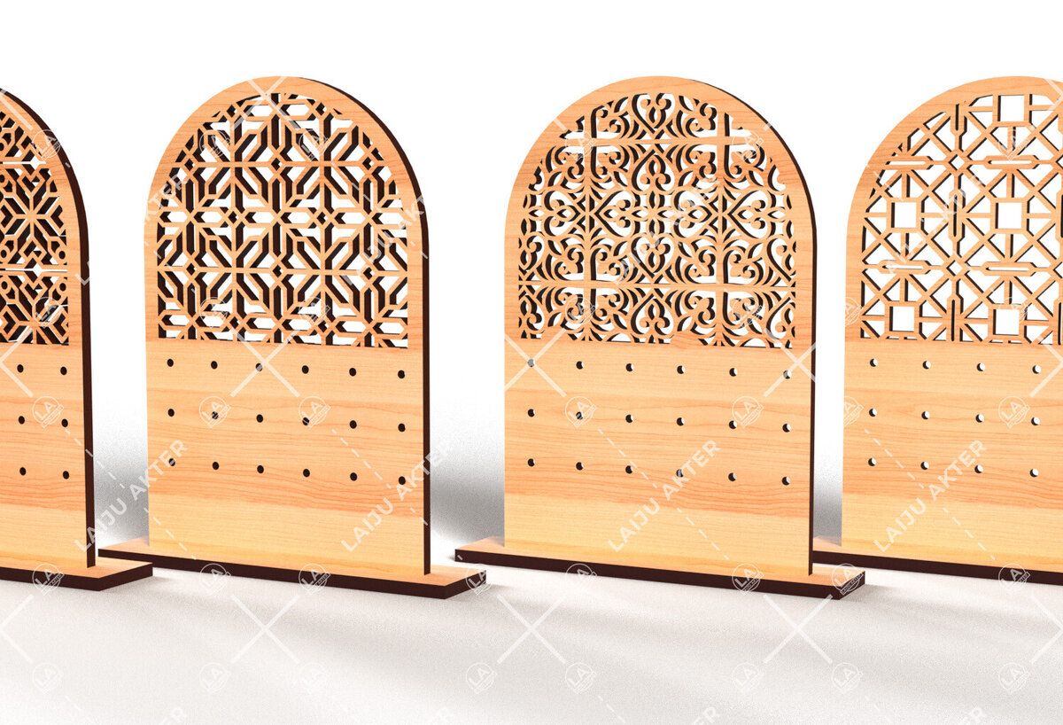 Intra απο ξύλο plywood 3mm-4mm πάχος - Σετ Σκουλαρίκια  Laser Cut 05 Δίασταση 3x3 cm INTRAFABR-117740601