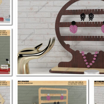 Intra απο ξύλο plywood 3mm-4mm πάχος - Σκουλαρίκια κοσμήματα με βάση στήριξης  Δίασταση 3x3 cm INTRAFABR-68566896 - Image 1