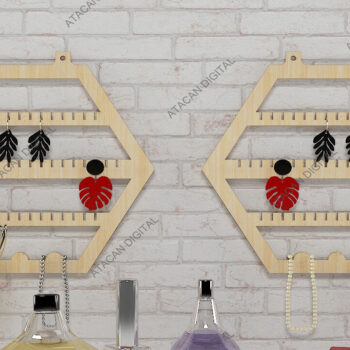 Intra απο ξύλο plywood 3mm-4mm πάχος - Σκουλαρίκια κοσμήματα με βάση στήριξης  Δίασταση 3x3 cm INTRAFABR-68566896 - Image 7