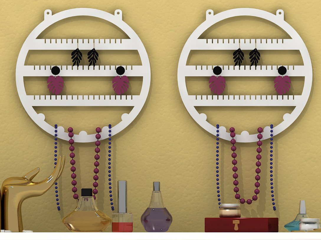 Intra απο ξύλο plywood 3mm-4mm πάχος - Στάση κοσμήματος για σκουλαρίκι Glowforge Cut File Δίασταση 3x3 cm INTRAFABR-39069846