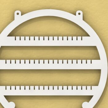 Intra απο ξύλο plywood 3mm-4mm πάχος - Στάση κοσμήματος για σκουλαρίκι Glowforge Cut File Δίασταση 3x3 cm INTRAFABR-39069846 - Image 2