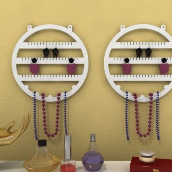 Intra απο ξύλο plywood 3mm-4mm πάχος - Στάση κοσμήματος για σκουλαρίκι Glowforge Cut File Δίασταση 3x3 cm INTRAFABR-39069846 - Image 3