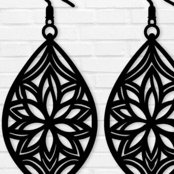 Intra απο ξύλο plywood 3mm-4mm πάχος - Σκουλαρίκι Laser Cut File, Σκουλαρίκι  Δίασταση 3x3 cm INTRAFABR-103052160 - Image 1