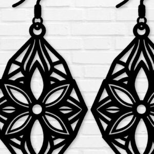 Intra απο ξύλο plywood 3mm-4mm πάχος - Σκουλαρίκι Laser Cut File, Σκουλαρίκι  Δίασταση 3x3 cm INTRAFABR-103253426