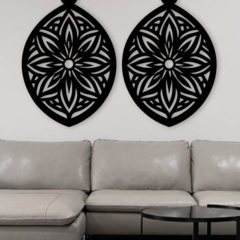 Intra απο ξύλο plywood 3mm-4mm πάχος - Σκουλαρίκι Laser Cut File, Σκουλαρίκι  Δίασταση 3x3 cm INTRAFABR-109630997 - Image 2