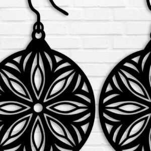 Intra απο ξύλο plywood 3mm-4mm πάχος - Σκουλαρίκι Laser Cut File, Σκουλαρίκι  Δίασταση 3x3 cm INTRAFABR-109631050