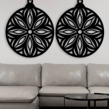 Intra απο ξύλο plywood 3mm-4mm πάχος - Σκουλαρίκι Laser Cut File, Σκουλαρίκι  Δίασταση 3x3 cm INTRAFABR-109631050 - Image 2