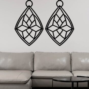 Intra απο ξύλο plywood 3mm-4mm πάχος - Σκουλαρίκι Laser Cut File, Σκουλαρίκι  Δίασταση 3x3 cm INTRAFABR-115912906 - Image 3