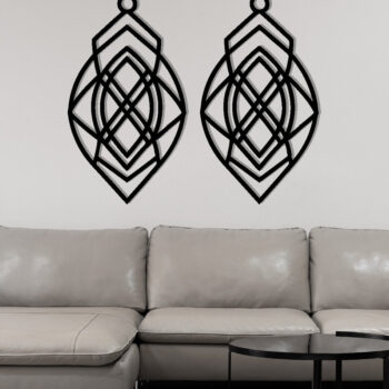 Intra απο ξύλο plywood 3mm-4mm πάχος - Σκουλαρίκι Laser Cut File, Σκουλαρίκι  Δίασταση 3x3 cm INTRAFABR-115913163 - Image 3