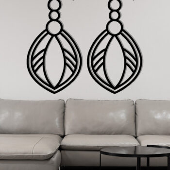 Intra απο ξύλο plywood 3mm-4mm πάχος - Σκουλαρίκι Laser Cut File, Σκουλαρίκι  Δίασταση 3x3 cm INTRAFABR-115913290 - Image 3