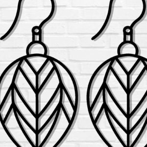 Intra απο ξύλο plywood 3mm-4mm πάχος - Σκουλαρίκι Laser Cut File, Σκουλαρίκι  Δίασταση 3x3 cm INTRAFABR-115913880