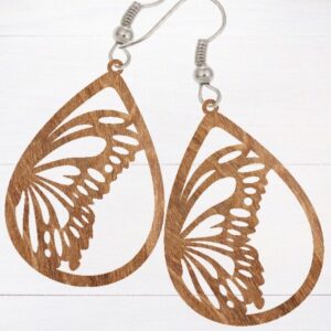 Intra απο ξύλο plywood 3mm-4mm πάχος - Σκουλαρίκι Laser Cut File, Σκουλαρίκι  Δίασταση 3x3 cm INTRAFABR-66908461