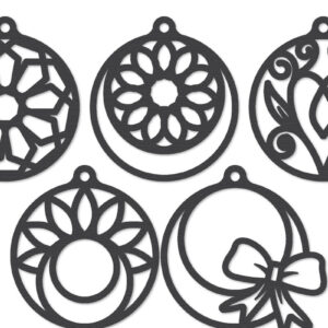 Intra απο ξύλο plywood 3mm-4mm πάχος - Σκουλαρίκι Laser Cut  Δίασταση 3x3 cm INTRAFABR-114202291