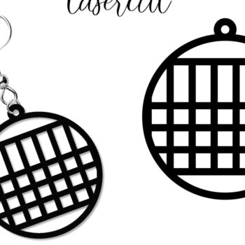 Intra απο ξύλο plywood 3mm-4mm πάχος - Σκουλαρίκι LaserCut - Πρότυπο Lasercut Δίασταση 3x3 cm INTRAFABR-118291476 - Image 10