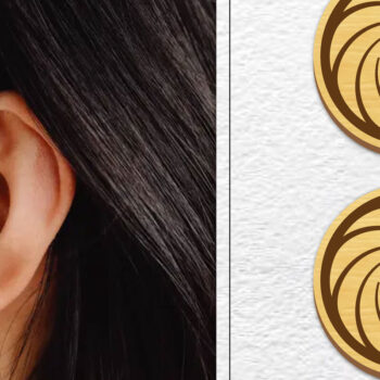 Intra απο ξύλο plywood 3mm-4mm πάχος - Σκουλαρίκια μαγνήτης κοπής με λέιζερ | Καρφιά Δίασταση 3x3 cm INTRAFABR-101274874 - Image 1