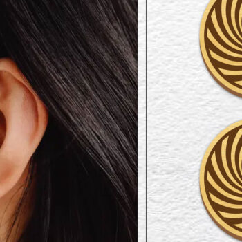 Intra απο ξύλο plywood 3mm-4mm πάχος - Σκουλαρίκια μαγνήτης κοπής με λέιζερ | Καρφιά Δίασταση 3x3 cm INTRAFABR-101274913 - Image 1