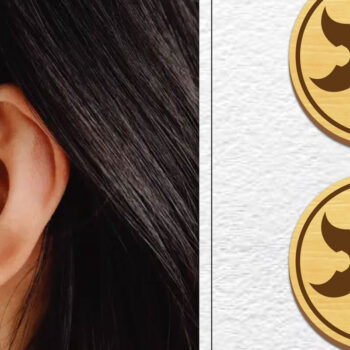 Intra απο ξύλο plywood 3mm-4mm πάχος - Σκουλαρίκια μαγνήτης κοπής με λέιζερ | Καρφιά Δίασταση 3x3 cm INTRAFABR-101452890 - Image 1