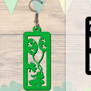 Intra απο ξύλο plywood 3mm-4mm πάχος - Σκουλαρίκια St Patrick's Day Lasercut BUNDLE Δίασταση 3x3 cm INTRAFABR-117784214 - Image 14