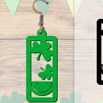 Intra απο ξύλο plywood 3mm-4mm πάχος - Σκουλαρίκια St Patrick's Day Lasercut BUNDLE Δίασταση 3x3 cm INTRAFABR-117784214 - Image 16