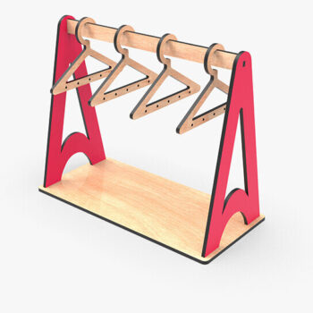 Intra απο ξύλο plywood 3mm-4mm πάχος -  κοπής με λέιζερ βάση σκουλαρικιού Δίασταση 3x3 cm INTRAFABR-105142520 - Image 2