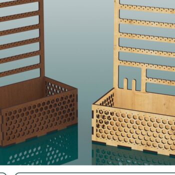 Intra απο ξύλο plywood 3mm-4mm πάχος - Αρχεία  κοπής με λέιζερ βάση σκουλαρικιών Δίασταση 200x120 cm INTRAFABR-65997856 - Image 1