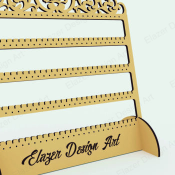 Intra απο ξύλο plywood 3mm-4mm πάχος - Αρχεία  κοπής με λέιζερ βάση σκουλαρικιών Δίασταση 300x115 cm INTRAFABR-72392342 - Image 1