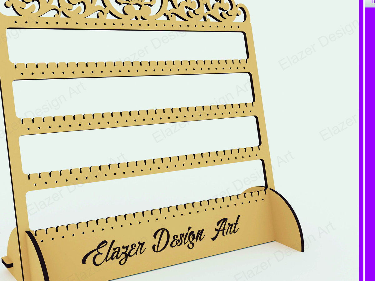 Intra απο ξύλο plywood 3mm-4mm πάχος - Αρχεία  κοπής με λέιζερ βάση σκουλαρικιών Δίασταση 300x115 cm INTRAFABR-72392342