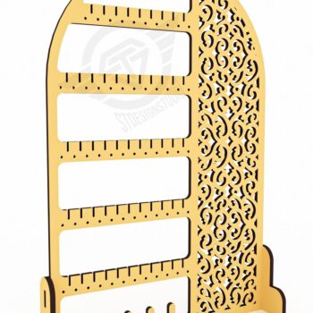 Intra απο ξύλο plywood 3mm-4mm πάχος - Αρχεία  κοπής με λέιζερ βάση σκουλαρικιών Δίασταση 205x60 cm INTRAFABR-119430860 - Image 3