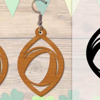 Intra απο ξύλο plywood 3mm-4mm πάχος - Σκουλαρίκι Summer Lasercut BUNDLE 8 DESIGNS Δίασταση 3x3 cm INTRAFABR-118160139 - Image 7