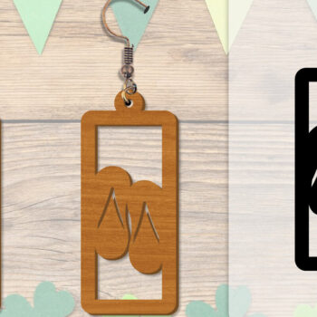 Intra απο ξύλο plywood 3mm-4mm πάχος - Σκουλαρίκι Summer Lasercut BUNDLE 8 DESIGNS Δίασταση 3x3 cm INTRAFABR-118160168 - Image 3