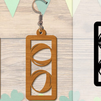 Intra απο ξύλο plywood 3mm-4mm πάχος - Σκουλαρίκι Summer Lasercut BUNDLE 8 DESIGNS Δίασταση 3x3 cm INTRAFABR-118160168 - Image 7