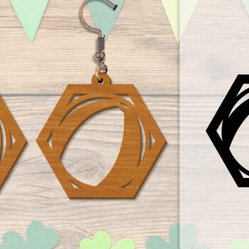 Intra απο ξύλο plywood 3mm-4mm πάχος - Σκουλαρίκι Summer Lasercut BUNDLE 8 DESIGNS Δίασταση 3x3 cm INTRAFABR-118160188 - Image 7