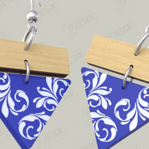 Intra απο ξύλο plywood 3mm-4mm πάχος - Σχεδιασμός Σκουλαρίκια | Laser Ακρυλικό & Ξύλο Δίασταση 3x3 cm INTRAFABR-116899157