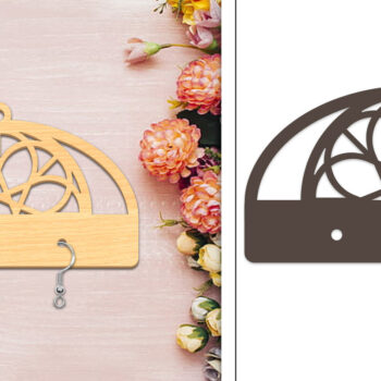 Intra απο ξύλο plywood 3mm-4mm πάχος - Στήριγμα σκουλαρίκια Laser Cut Δίασταση 3x3 cm INTRAFABR-103960674 - Image 1