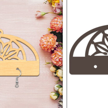 Intra απο ξύλο plywood 3mm-4mm πάχος - Στήριγμα σκουλαρίκια Laser Cut Δίασταση 3x3 cm INTRAFABR-103960710 - Image 1