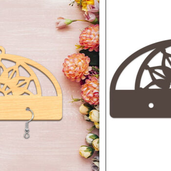 Intra απο ξύλο plywood 3mm-4mm πάχος - Στήριγμα σκουλαρίκια Laser Cut Δίασταση 3x3 cm INTRAFABR-103960394 - Image 1