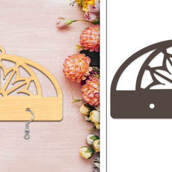 Intra απο ξύλο plywood 3mm-4mm πάχος - Στήριγμα σκουλαρίκια Laser Cut Δίασταση 3x3 cm INTRAFABR-103960540 - Image 1