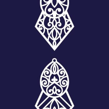 Intra απο ξύλο plywood 3mm-4mm πάχος - Σκουλαρίκια Κοσμήματα Laser Cut  Bundle 40 Δίασταση 3x3 cm INTRAFABR-78344148 - Image 3