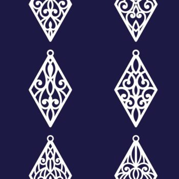 Intra απο ξύλο plywood 3mm-4mm πάχος - Σκουλαρίκια Κοσμήματα Laser Cut  Bundle 43 Δίασταση 3x3 cm INTRAFABR-78344131 - Image 3