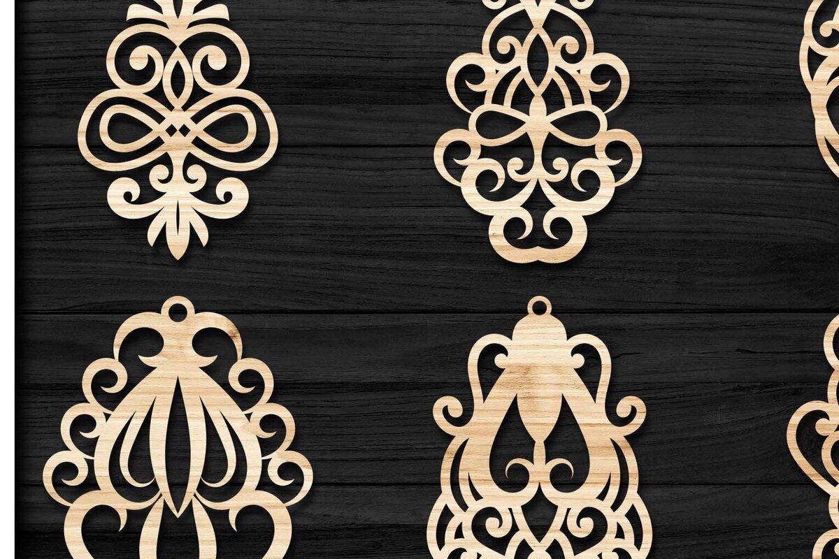 Intra απο ξύλο plywood 3mm-4mm πάχος - Σκουλαρίκια Κοσμήματα Laser Cut  Bundle 56 Δίασταση 3x3 cm INTRAFABR-78345456