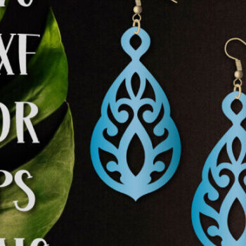 Intra απο ξύλο plywood 3mm-4mm πάχος - Σκουλαρίκια Laser Cut, Boho Earrings  Δίασταση 3x3 cm INTRAFABR-99489516 - Image 1