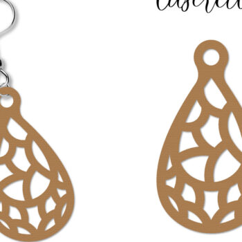 Intra απο ξύλο plywood 3mm-4mm πάχος - Σκουλαρίκια Laser Cut Bundle Δίασταση 3x3 cm INTRAFABR-110782694 - Image 3