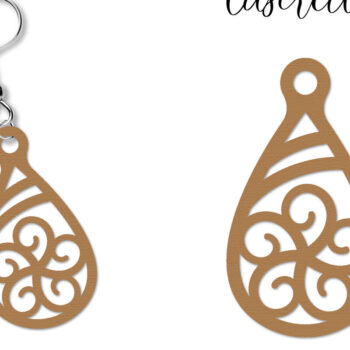 Intra απο ξύλο plywood 3mm-4mm πάχος - Σκουλαρίκια Laser Cut Bundle Δίασταση 3x3 cm INTRAFABR-110782694 - Image 7