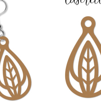 Intra απο ξύλο plywood 3mm-4mm πάχος - Σκουλαρίκια Laser Cut Bundle Δίασταση 3x3 cm INTRAFABR-110782694 - Image 9